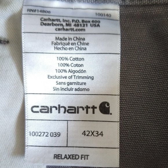Carhartt Grey Cargo Pants - Picture 13 of 16